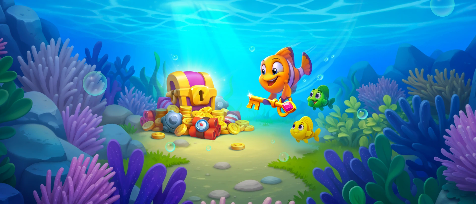 梦幻水族箱 - Fishdom product page header