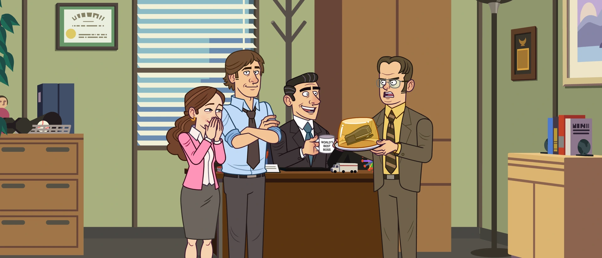 The Office: Somehow We Manage product page header