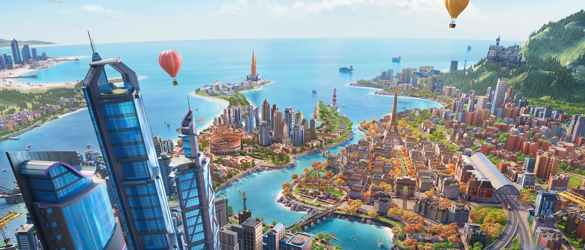 SimCity BuildIt product page header