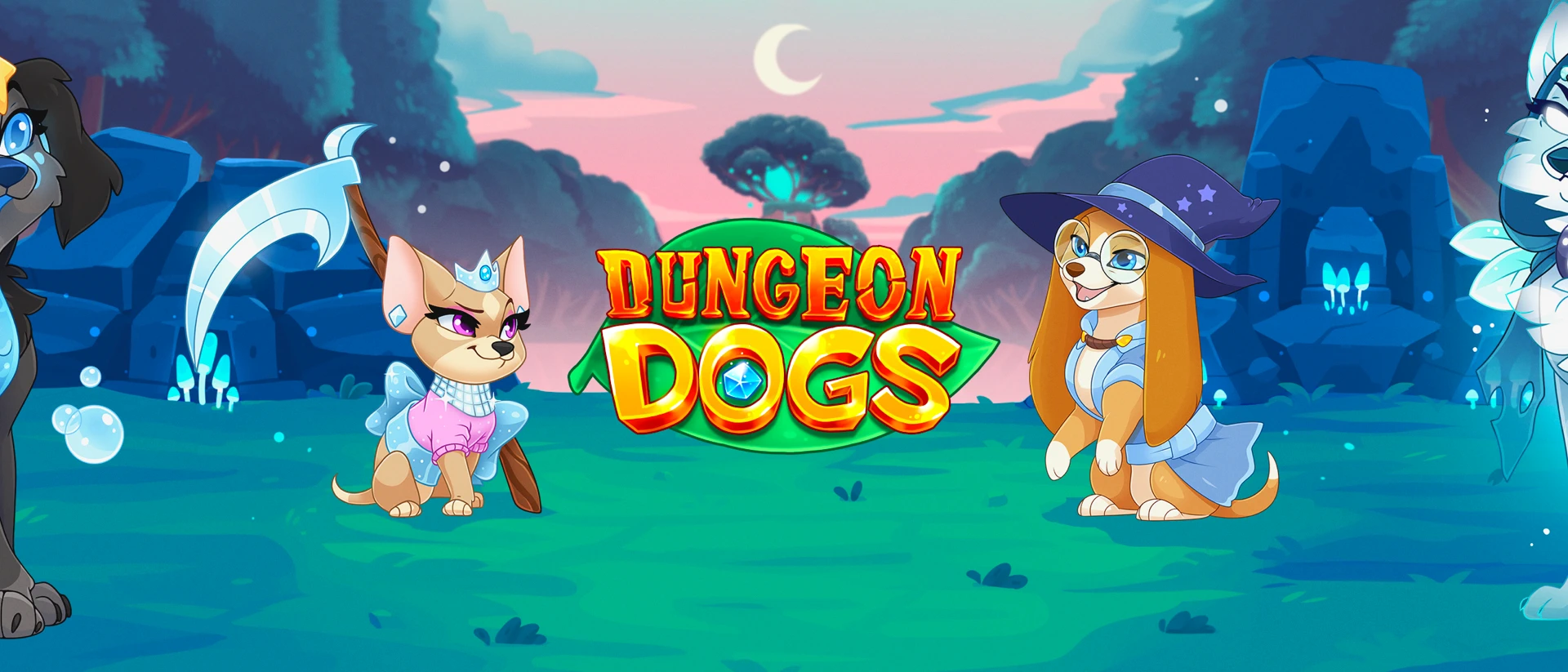 Dungeon Dogs - Idle Hero RPG product page header