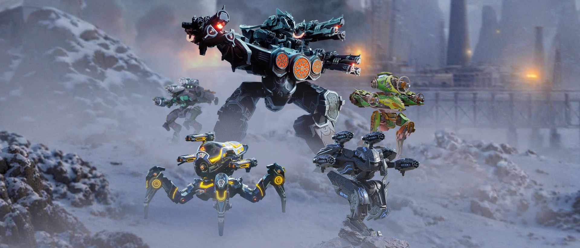War Robots Multiplayer Battles product page header