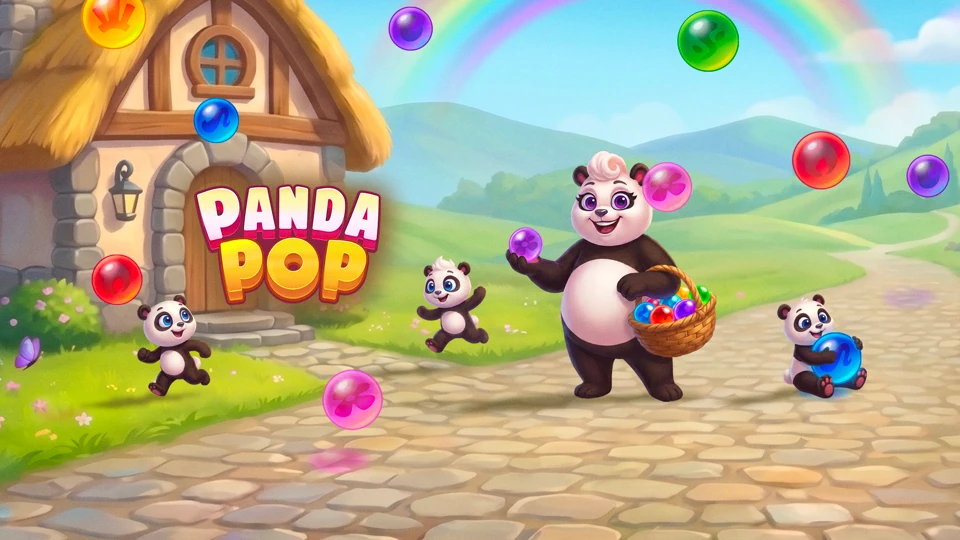 Bubble Shooter - Panda Pop! App Store product page header