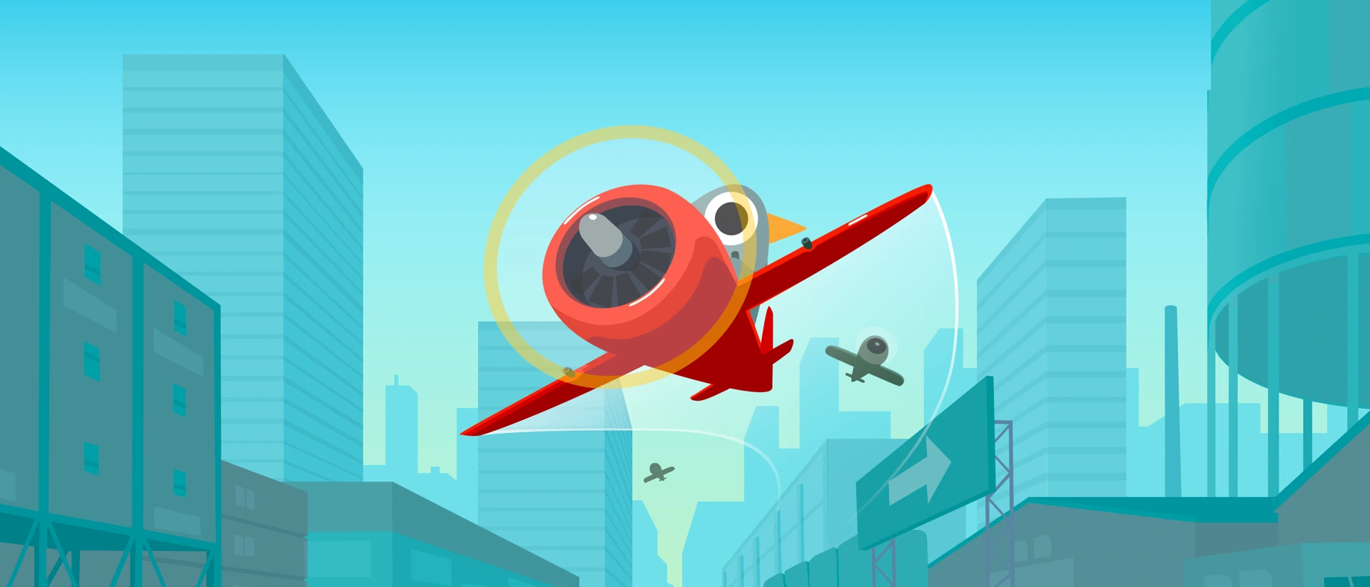 Pigeon Wings Strike product page header