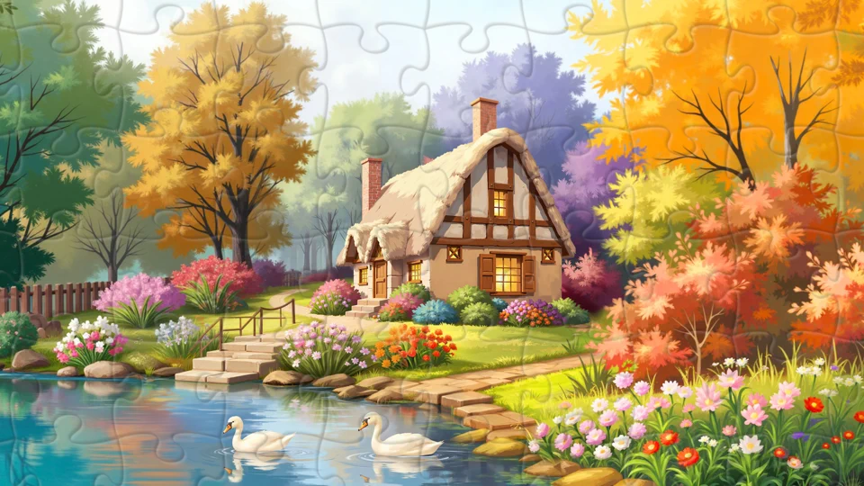 Jigsawscapes® - Jigsaw Puzzles App Store product page header