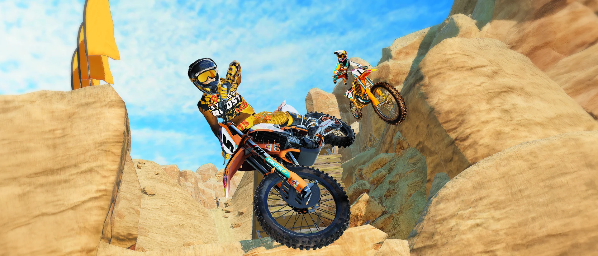Dirt Bike Unchained product page header