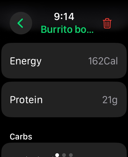 SugarBot Sugar Calorie Tracker