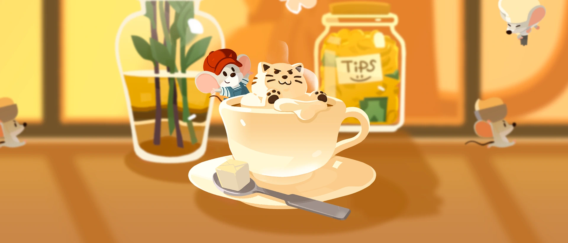 Tiny Cafe product page header