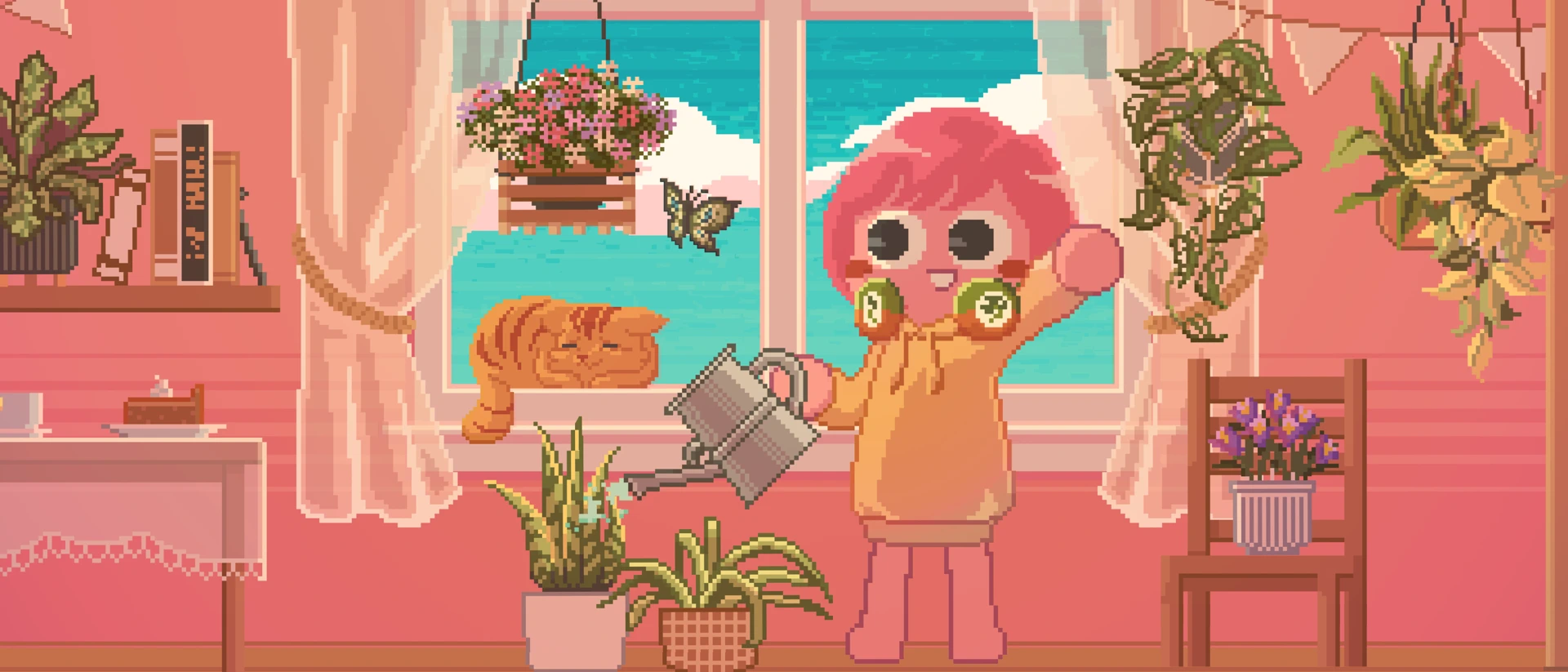 Window Garden - Lofi Idle Game product page header