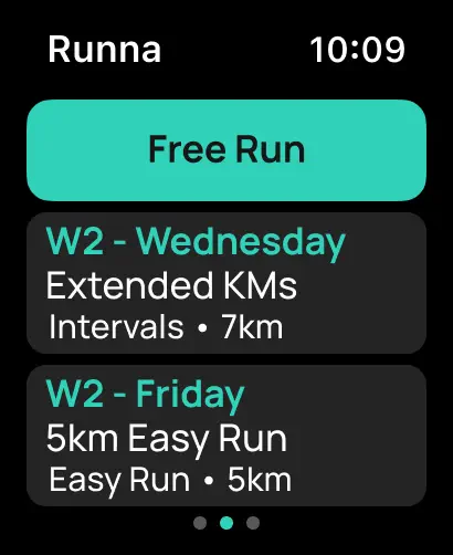 Runna Watch screenshot 1