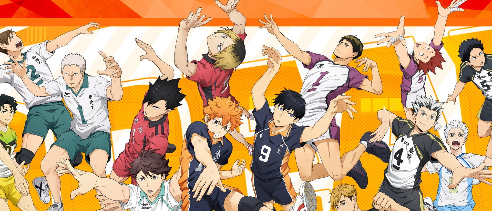 ハイキュー!! TOUCH THE DREAM product page header