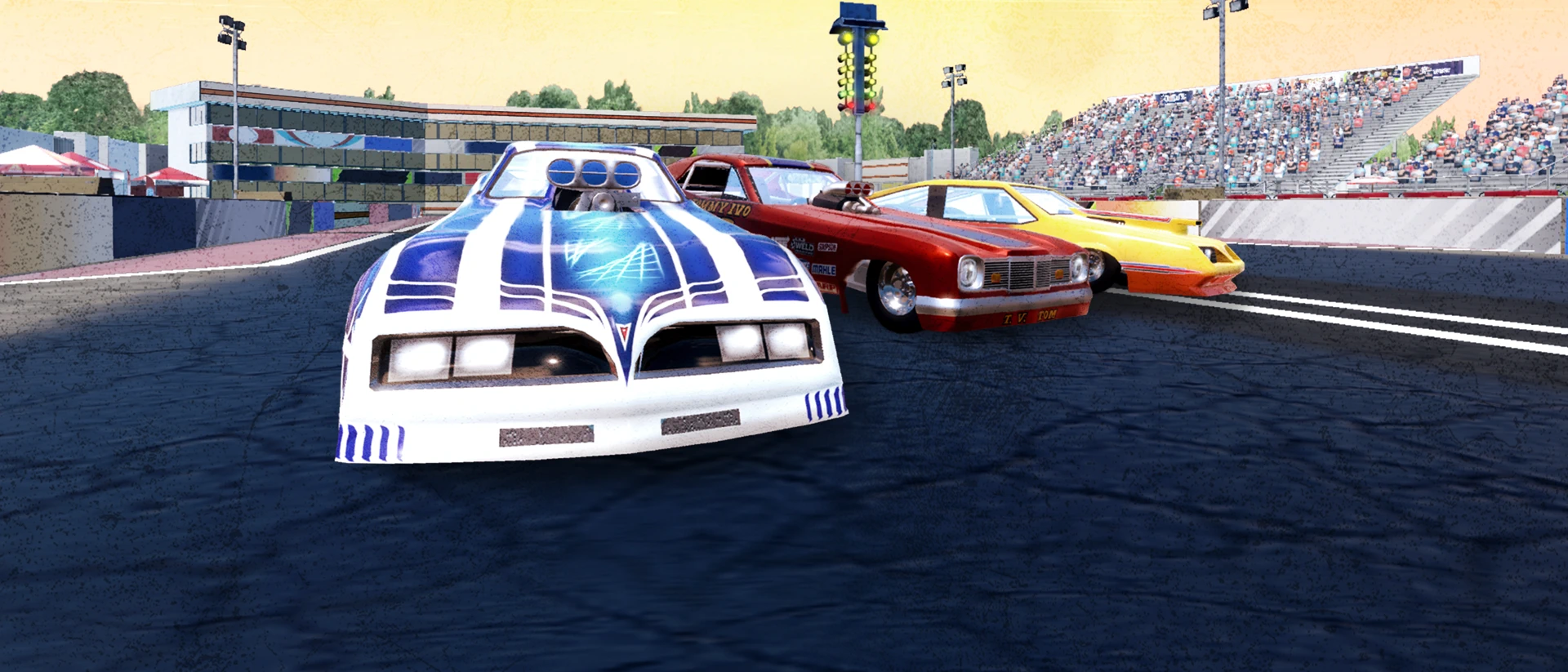 NHRA Legends of Drag Racing product page header