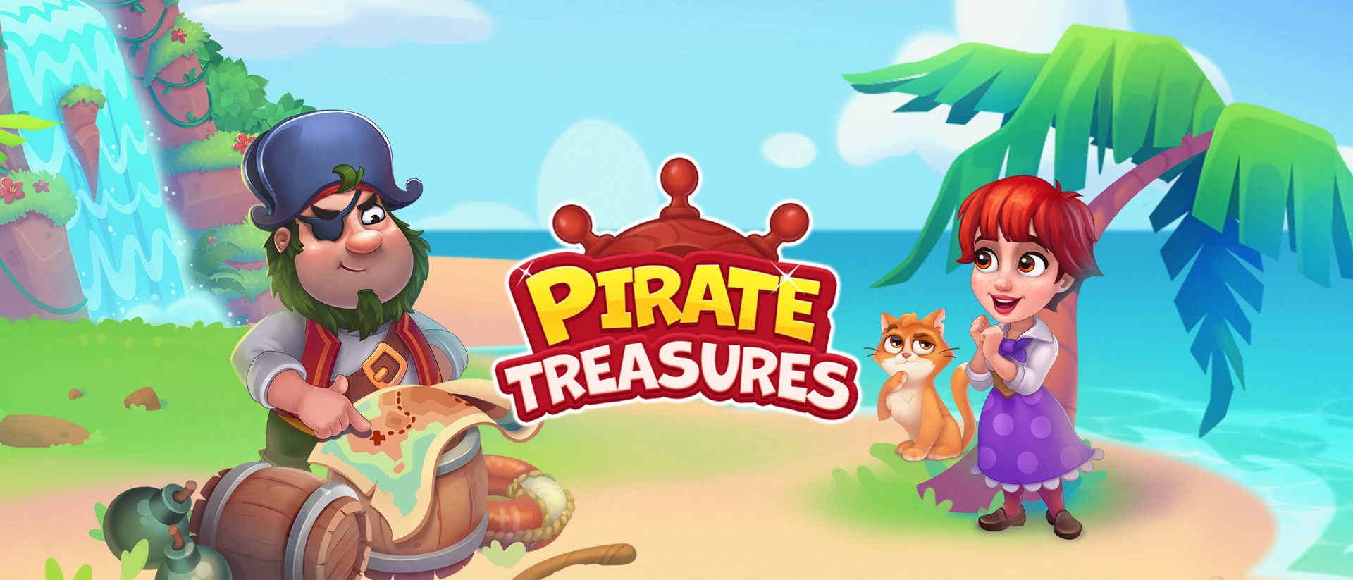 Pirate Treasures - Gems Puzzle product page header
