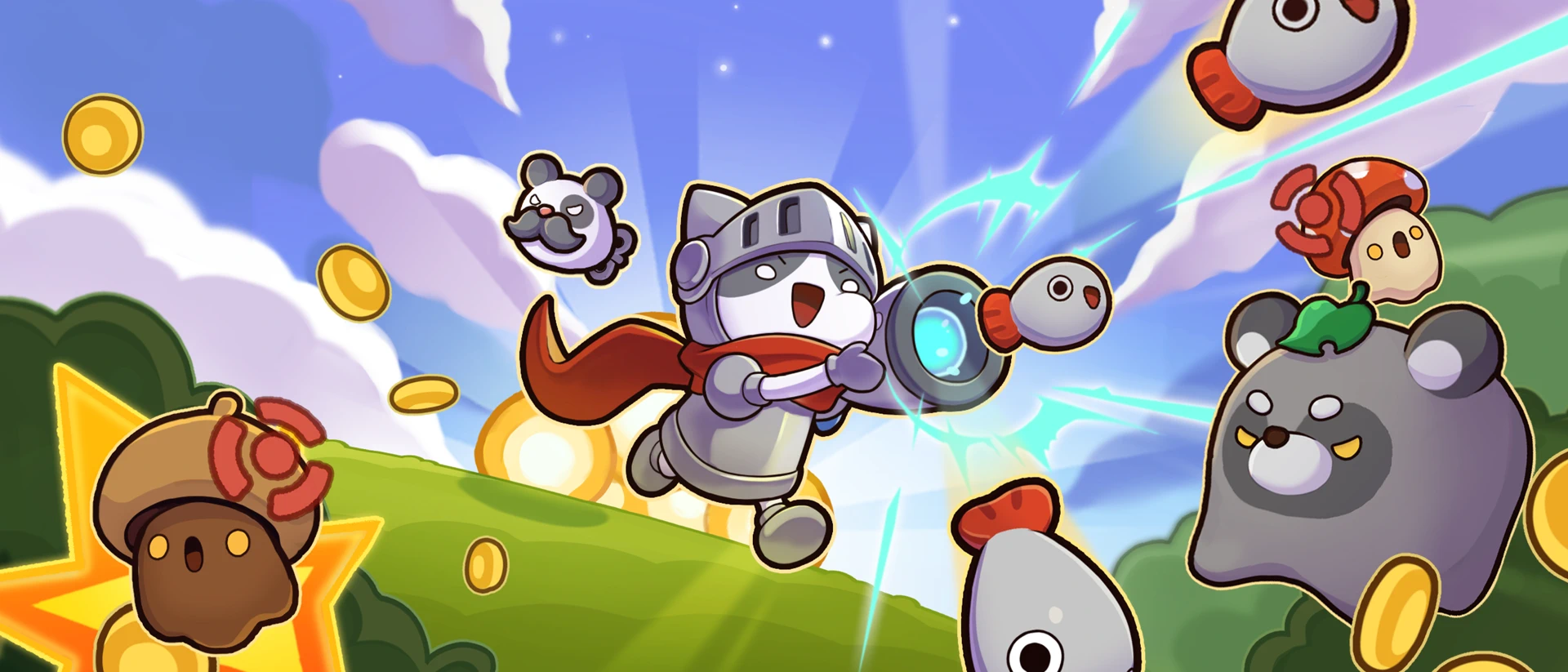 Cat Hero : Idle RPG product page header