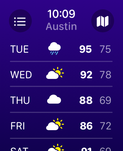 CARROT Weather screenshot