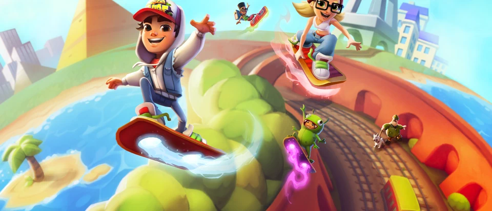 Subway Surfers+ App Store product page header