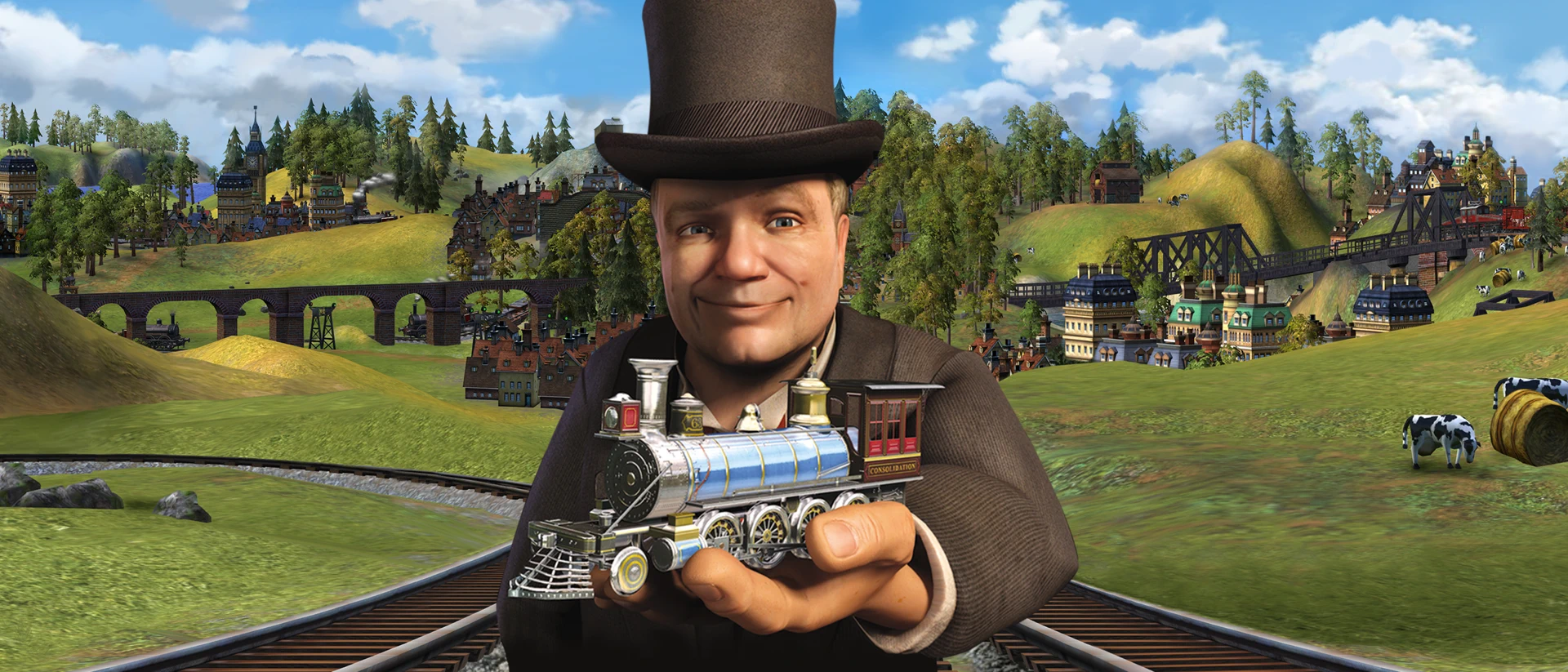 Sid Meier’s Railroads! product page header