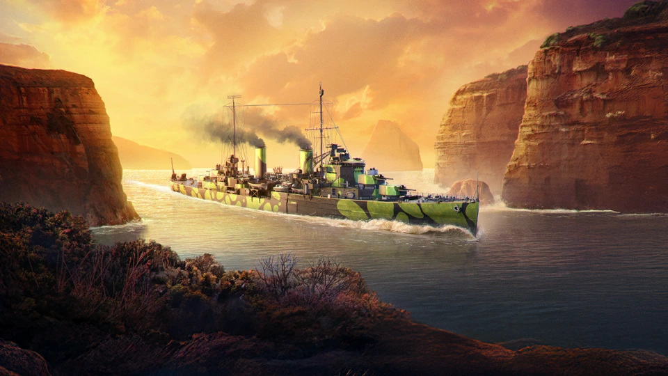 World of Warships Blitz 3D War App Store product page header