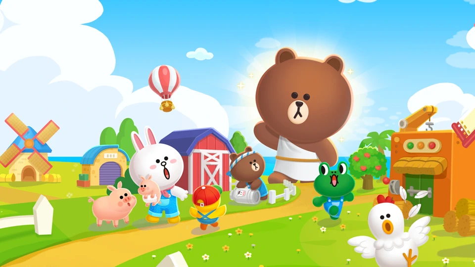 LINE BROWN FARM App Store product page header