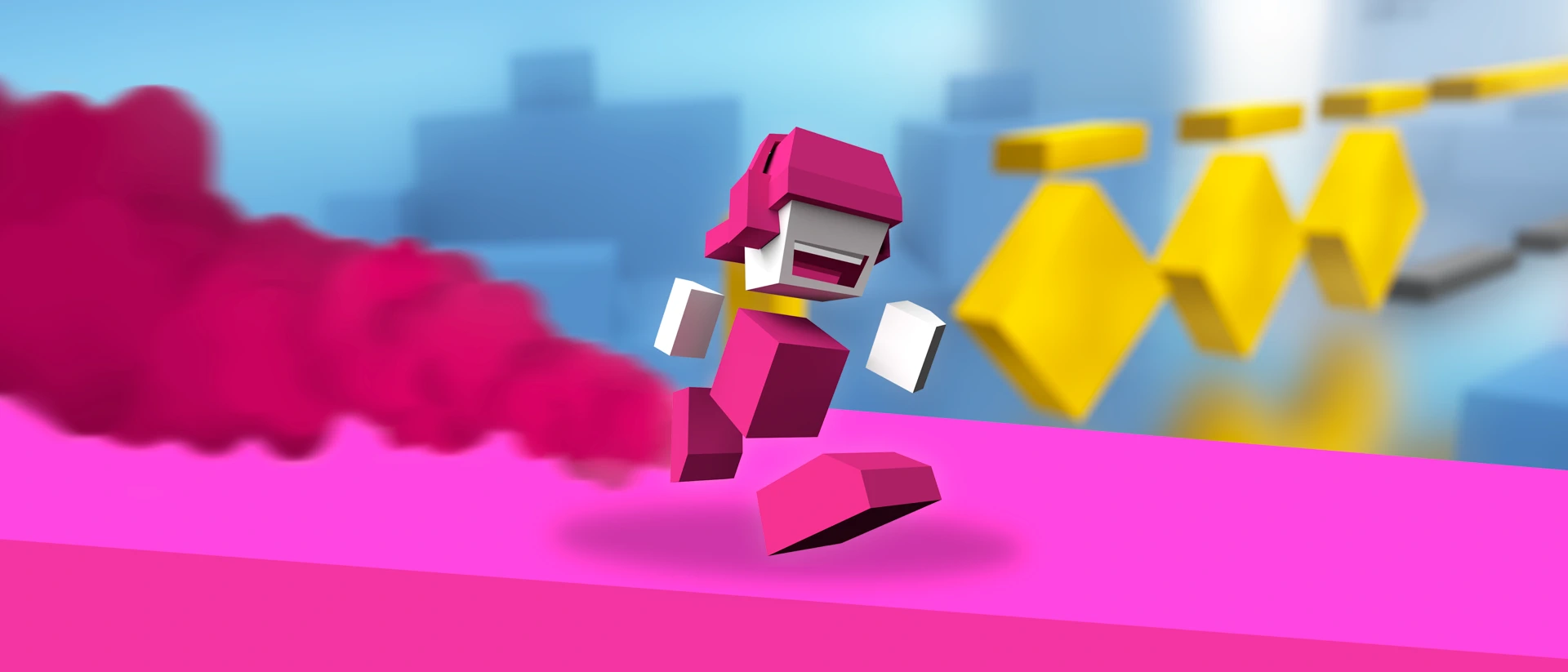 Chameleon Run product page header