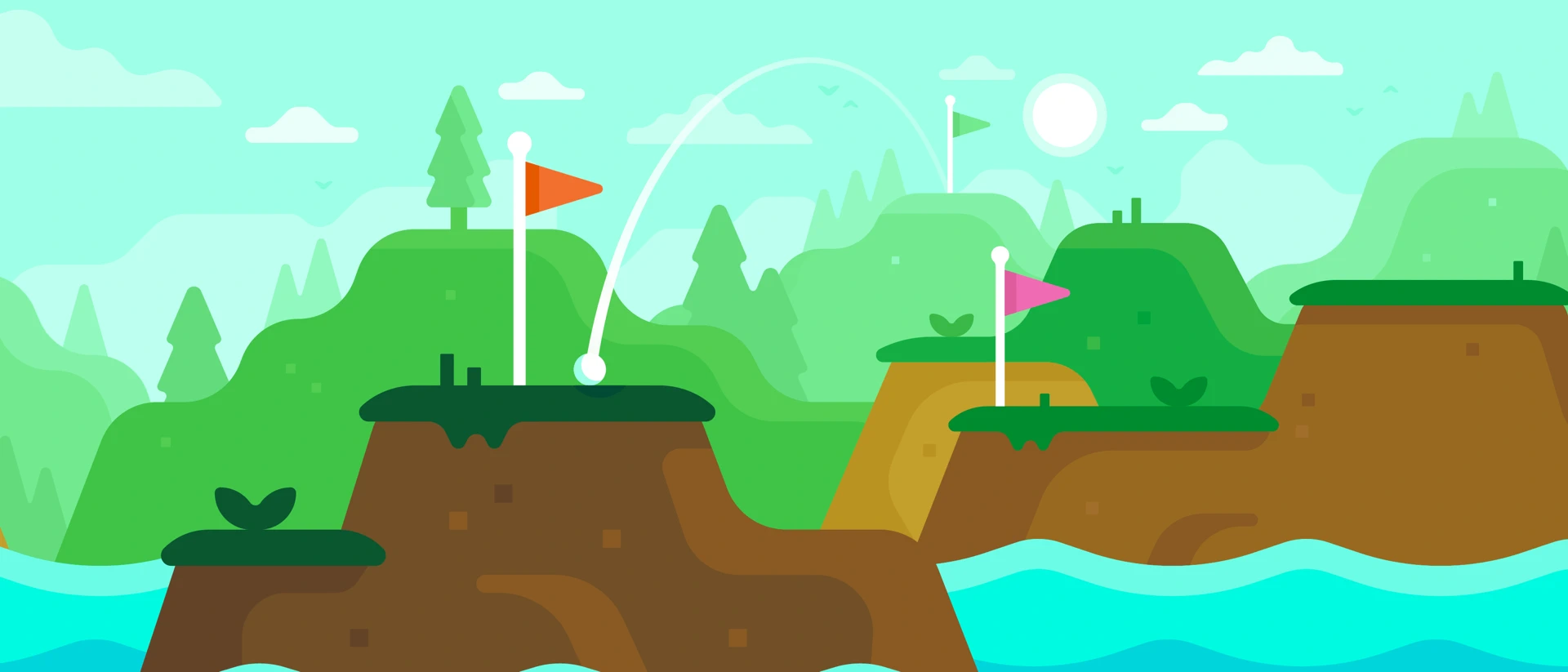 Coffee Golf product page header