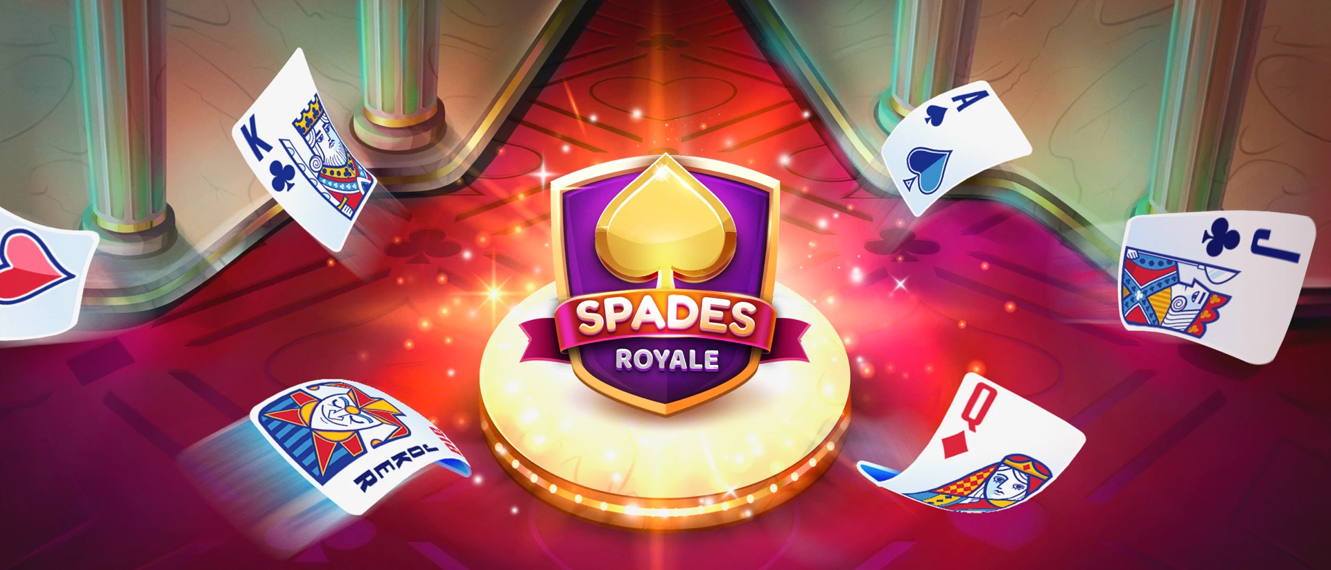 Spades Royale product page header