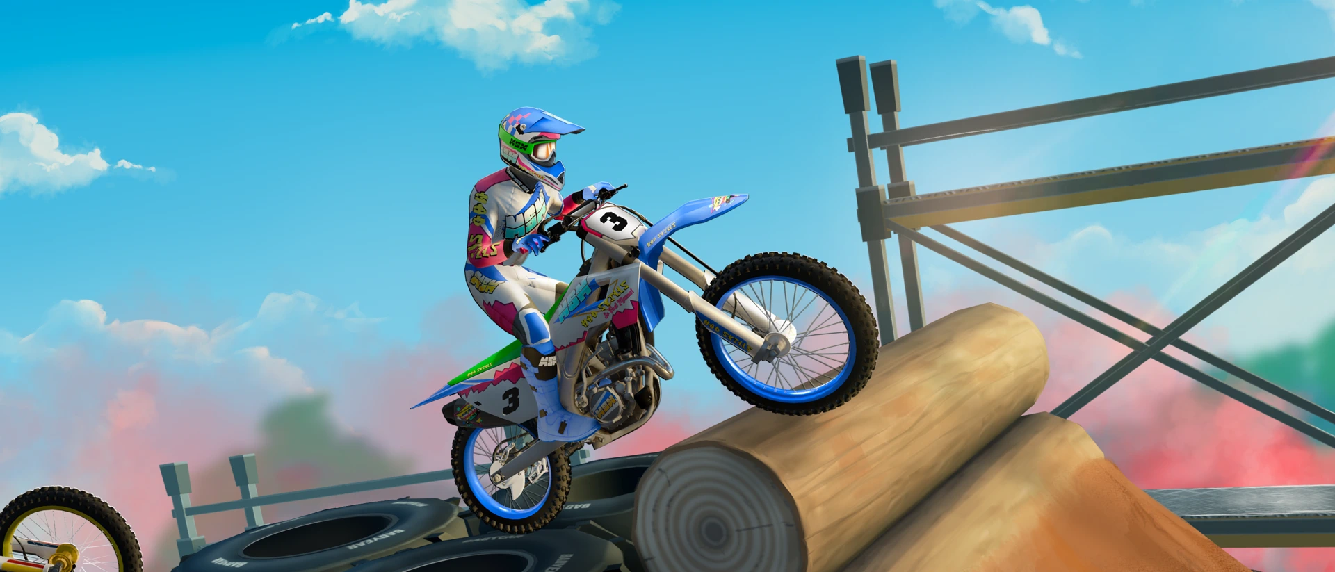 Mad Skills Motocross 3 product page header