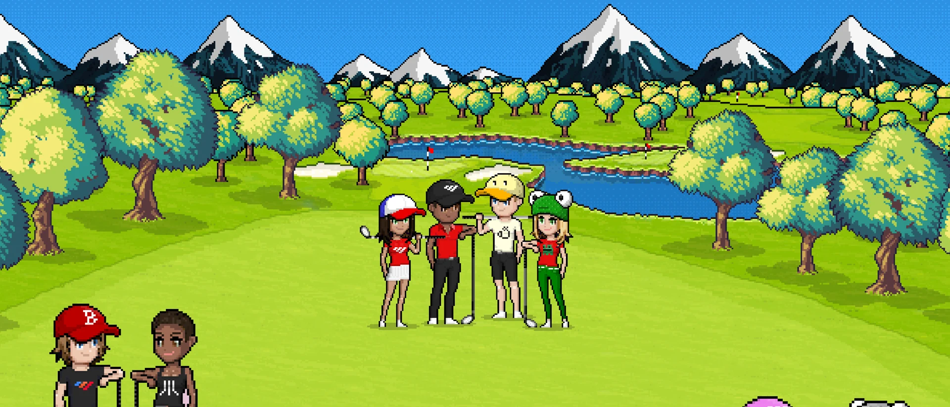 Pixel Pro Golf product page header