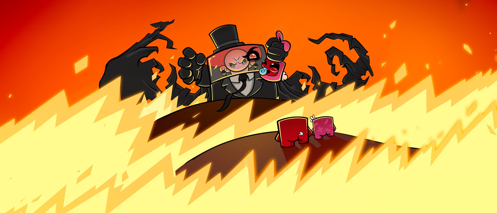 Super Meat Boy Forever product page header