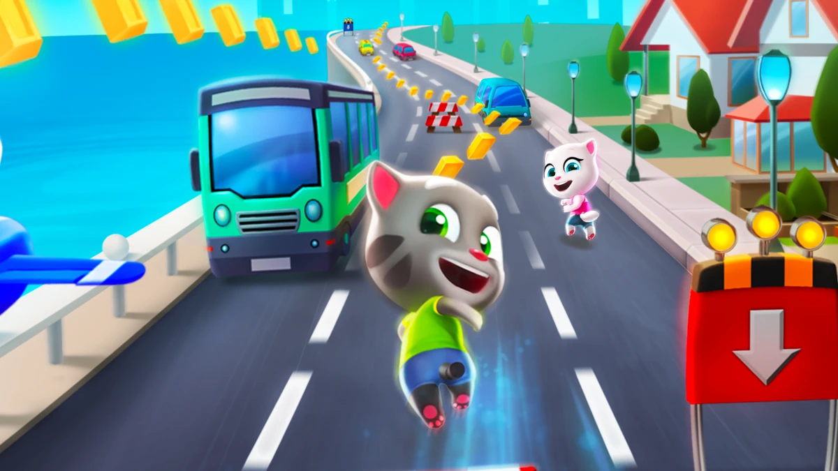 Talking Tom Gold Run App Store product page header
