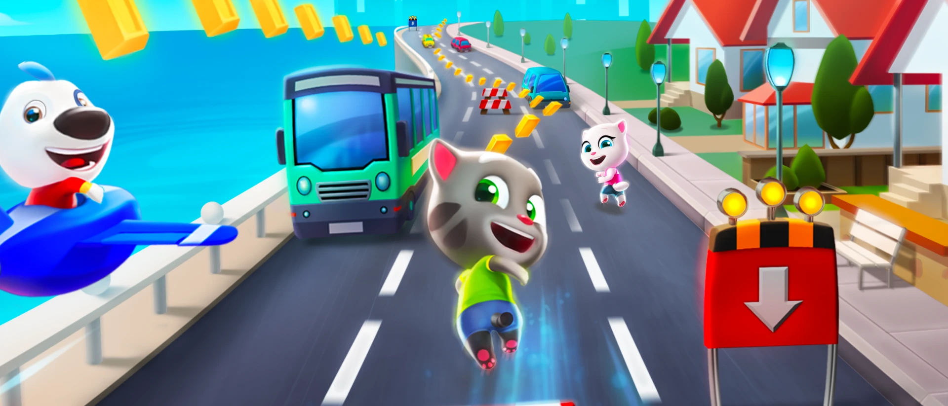 Talking Tom Gold Run product page header