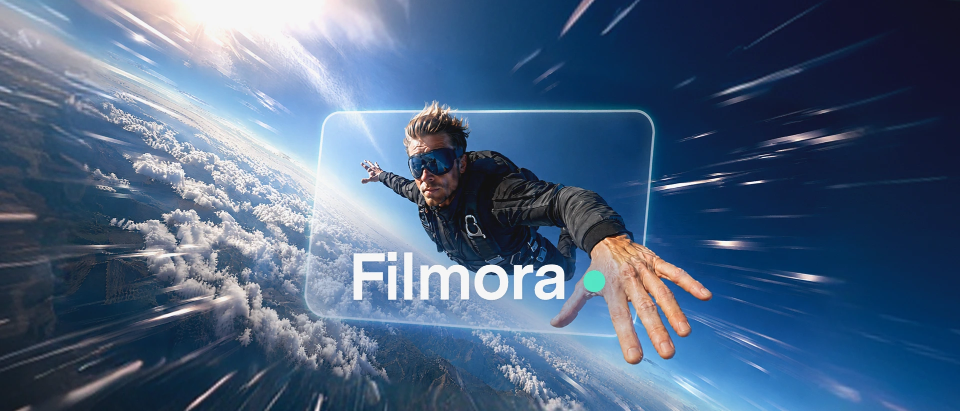 Filmora: AI Video Editor&Maker product page header