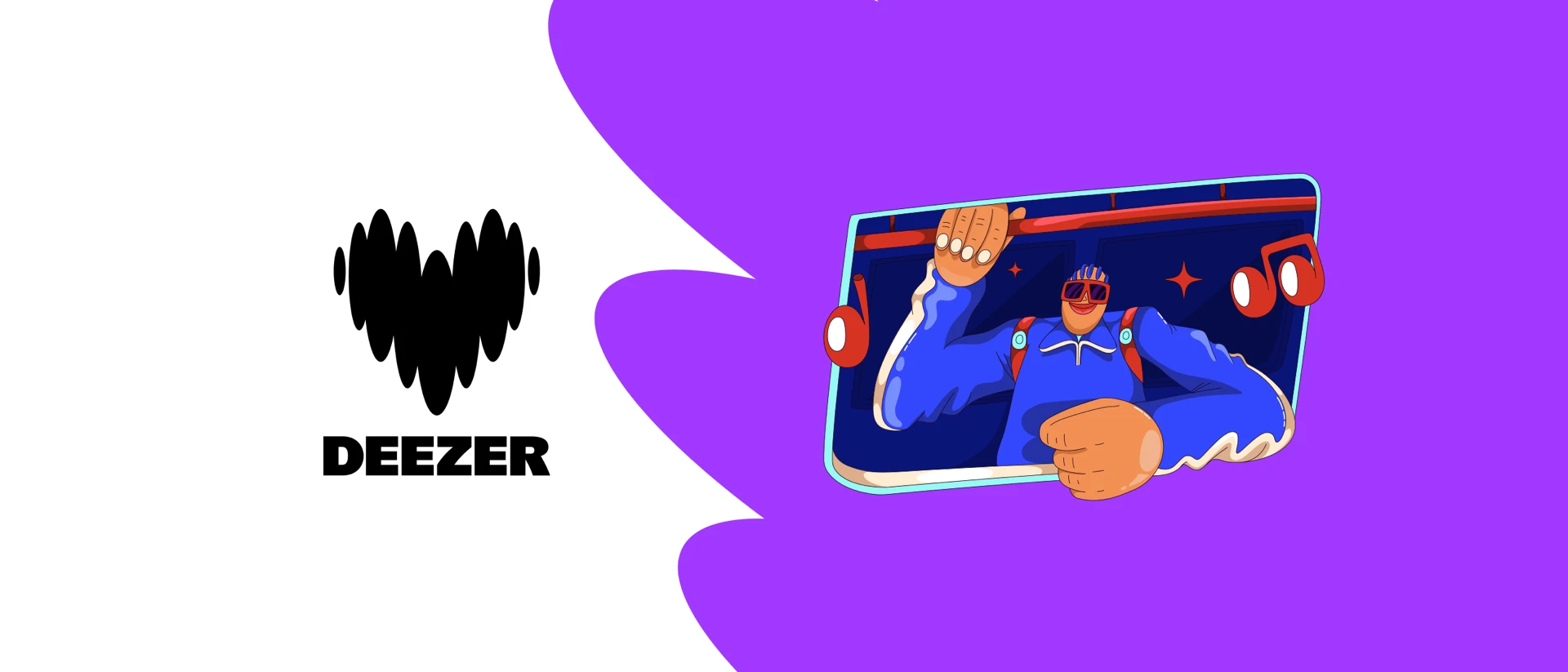 Deezer: Music Player, Podcast product page header
