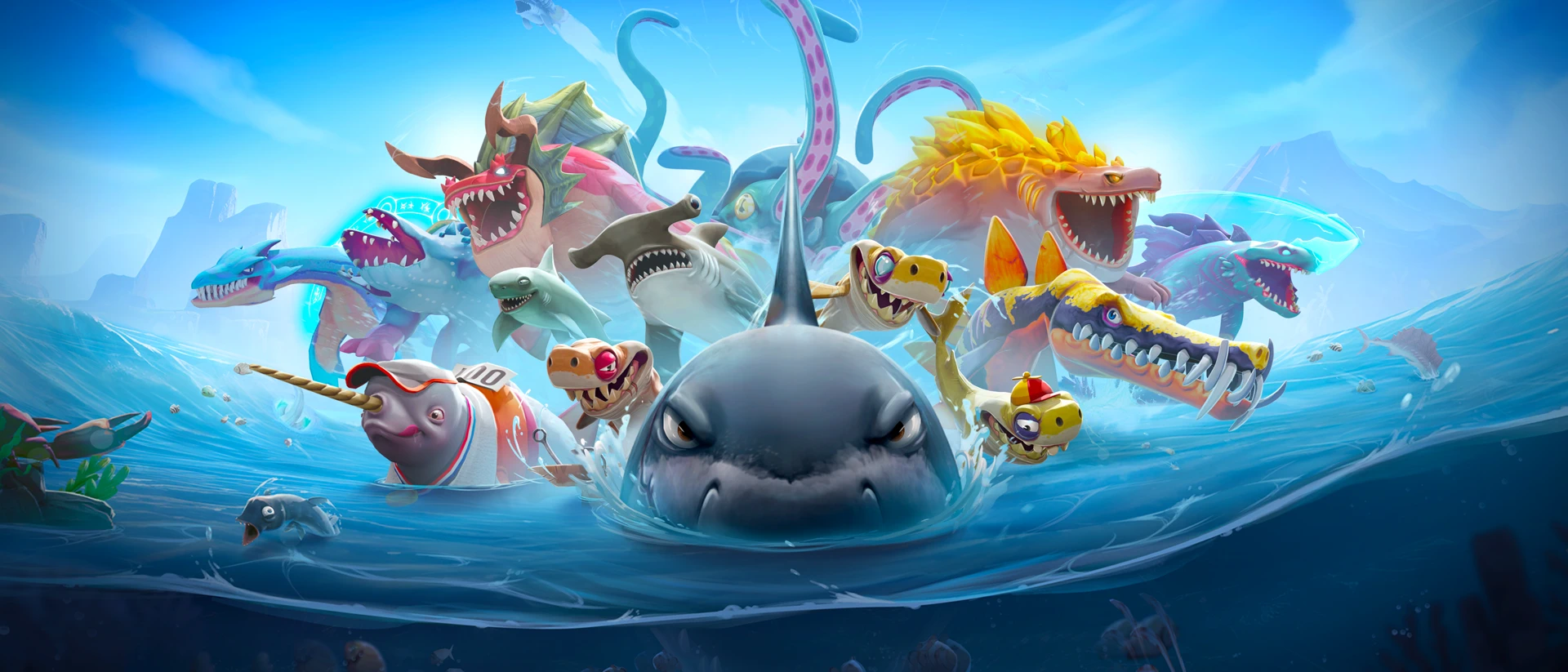 Hungry Shark Evolution product page header