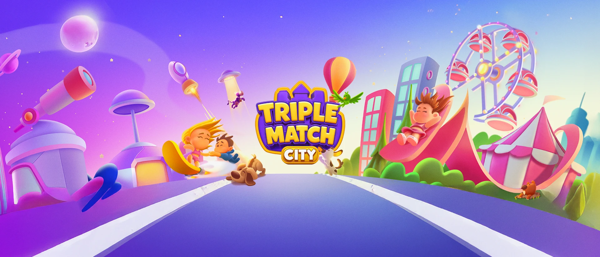 Triple Match City product page header
