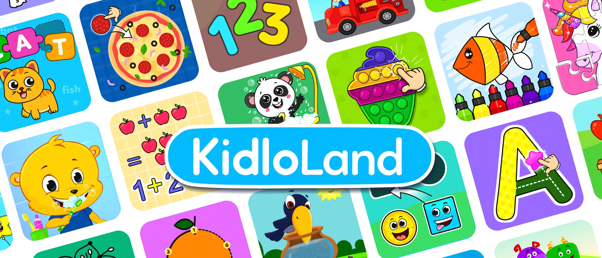 KidloLand Kids Toddler Games product page header