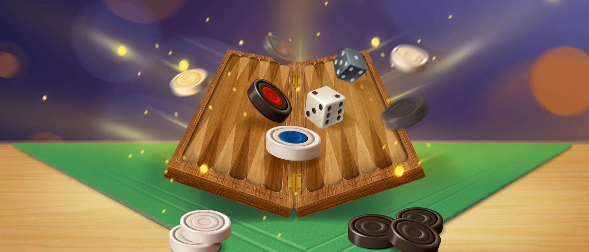 Backgammon Classic Board Live product page header