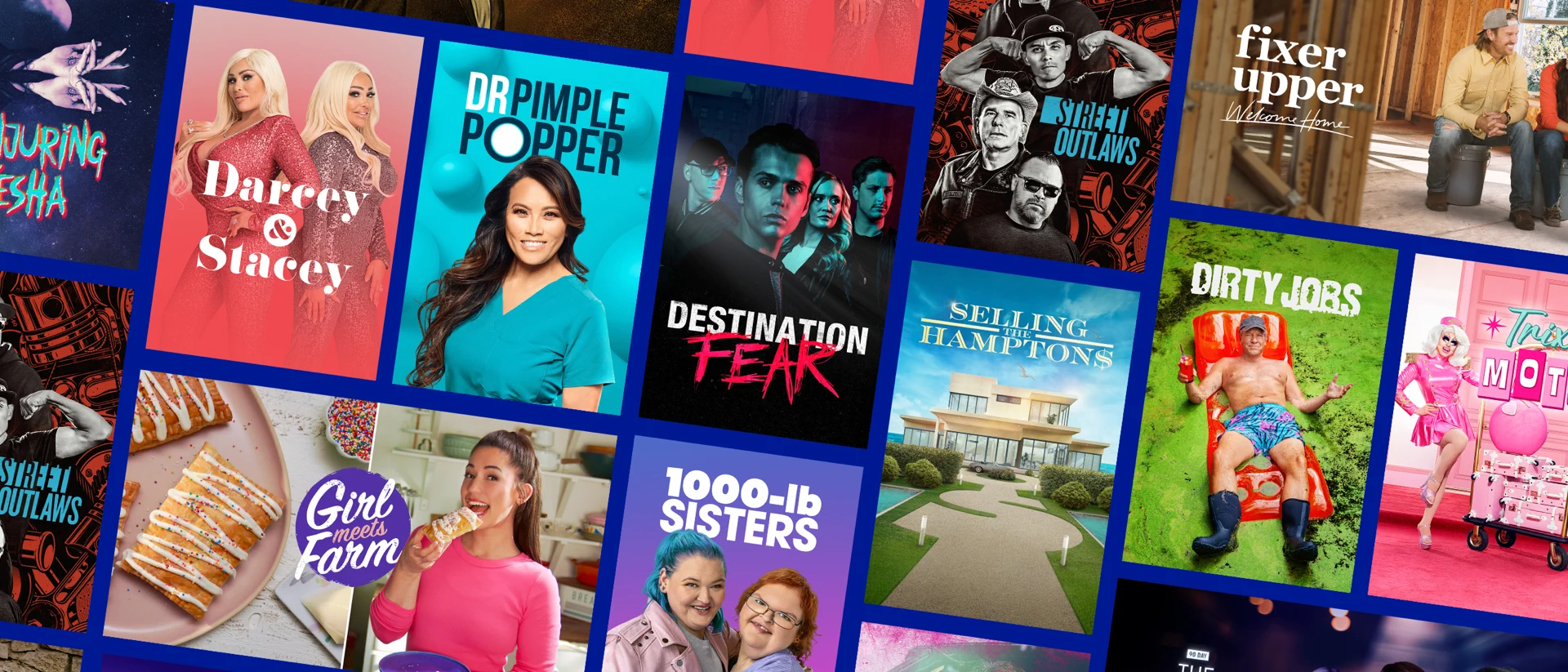 discovery+ | Stream TV Shows product page header