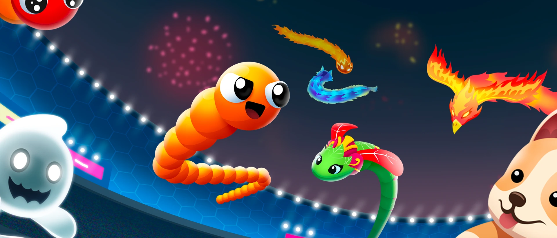 Snake.io - Fun Online Snake product page header