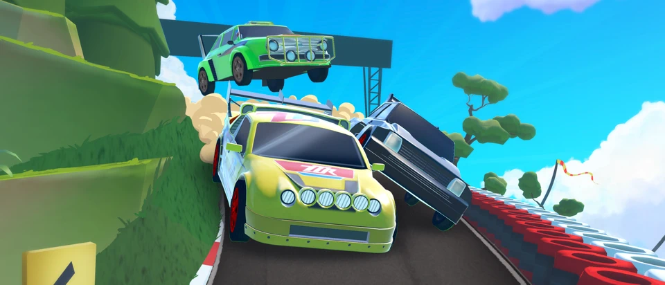 Mad Skills Rally X - Drifting! App Store product page header