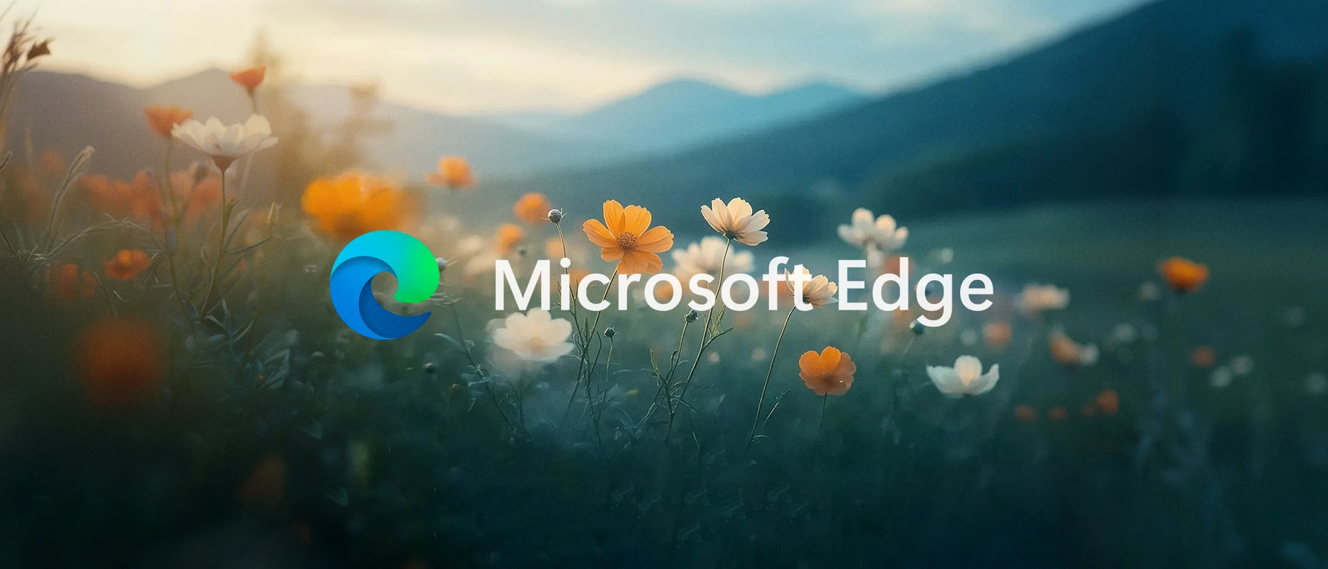 Microsoft Edge product page header