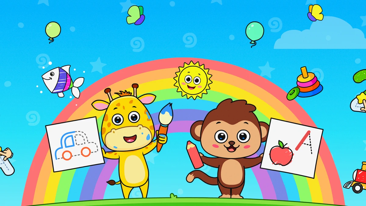 Coloring Games for Kids 2-6! App Store product page header