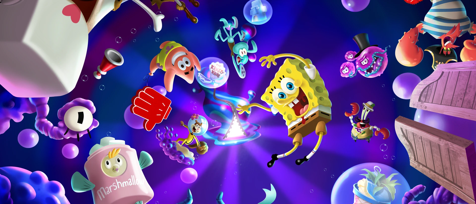 SpongeBob - The Cosmic Shake product page header