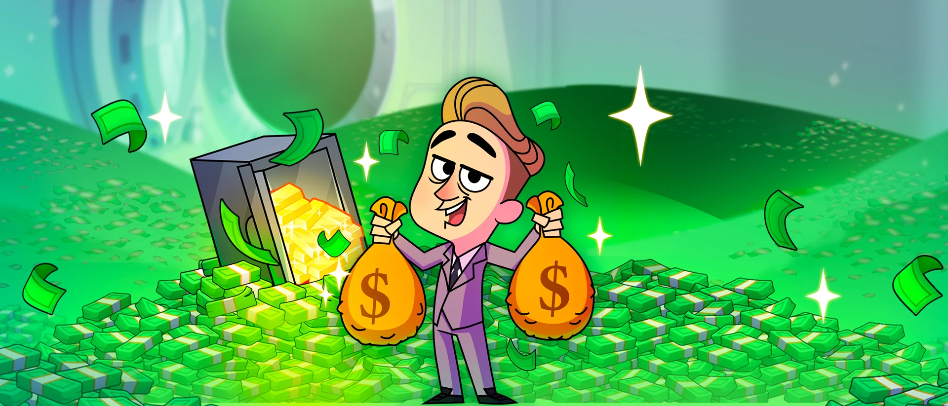 Idle Bank Tycoon: Money Game product page header