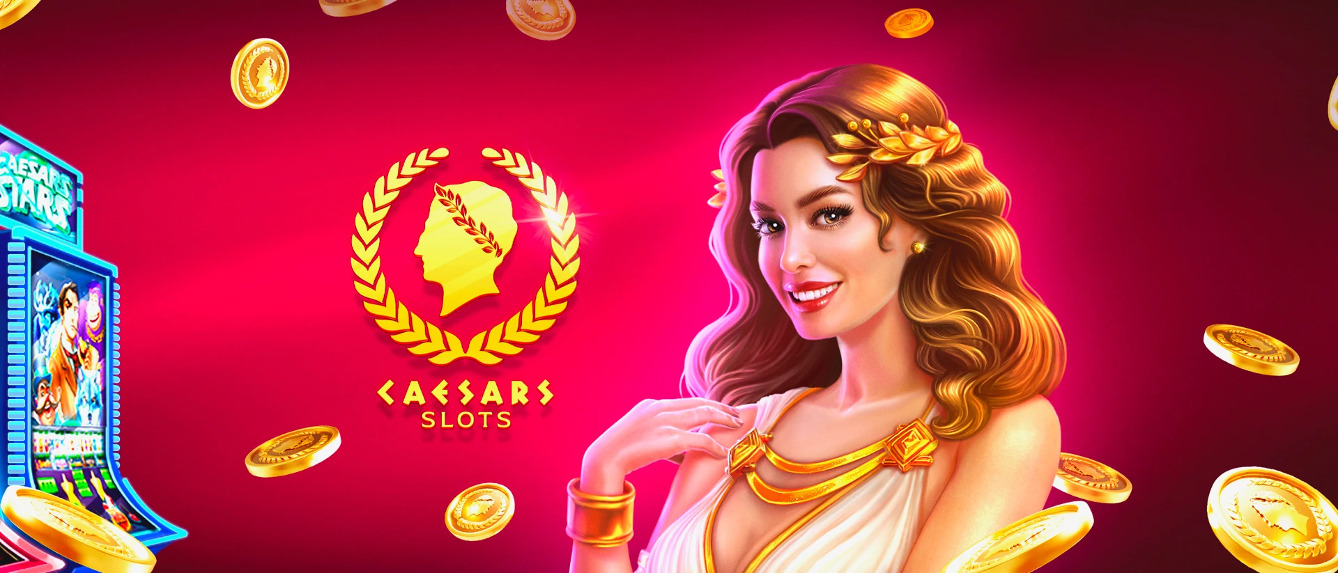 Caesars Slots - Casino Games product page header