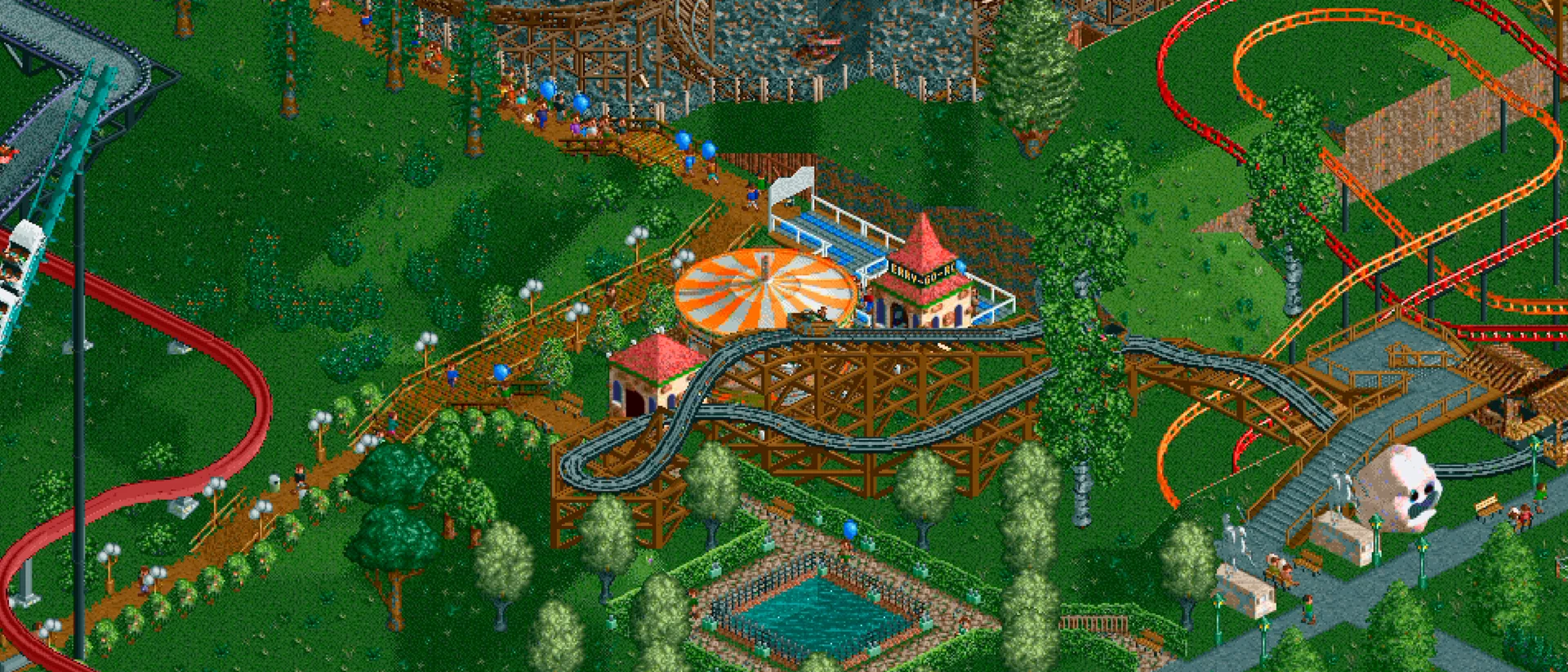 RollerCoaster Tycoon® Classic product page header