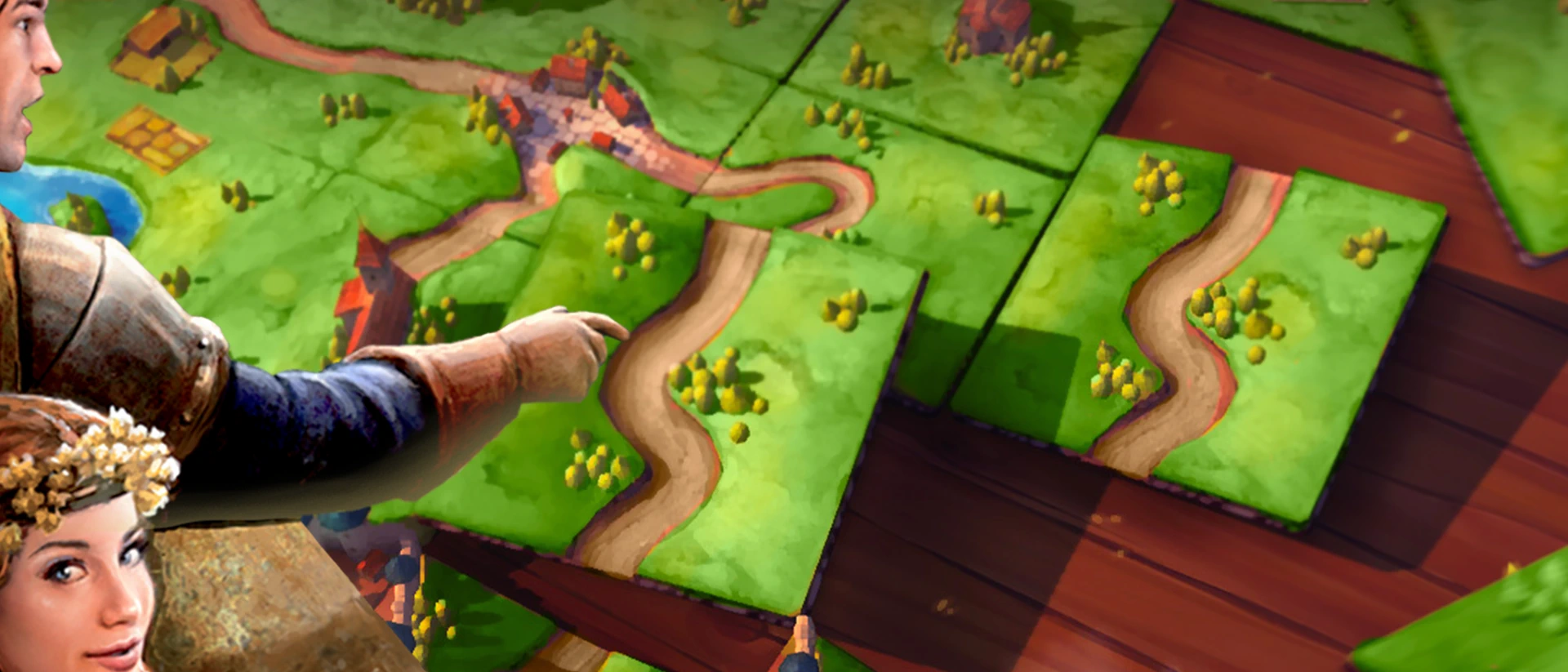 Carcassonne – Tiles & Tactics product page header