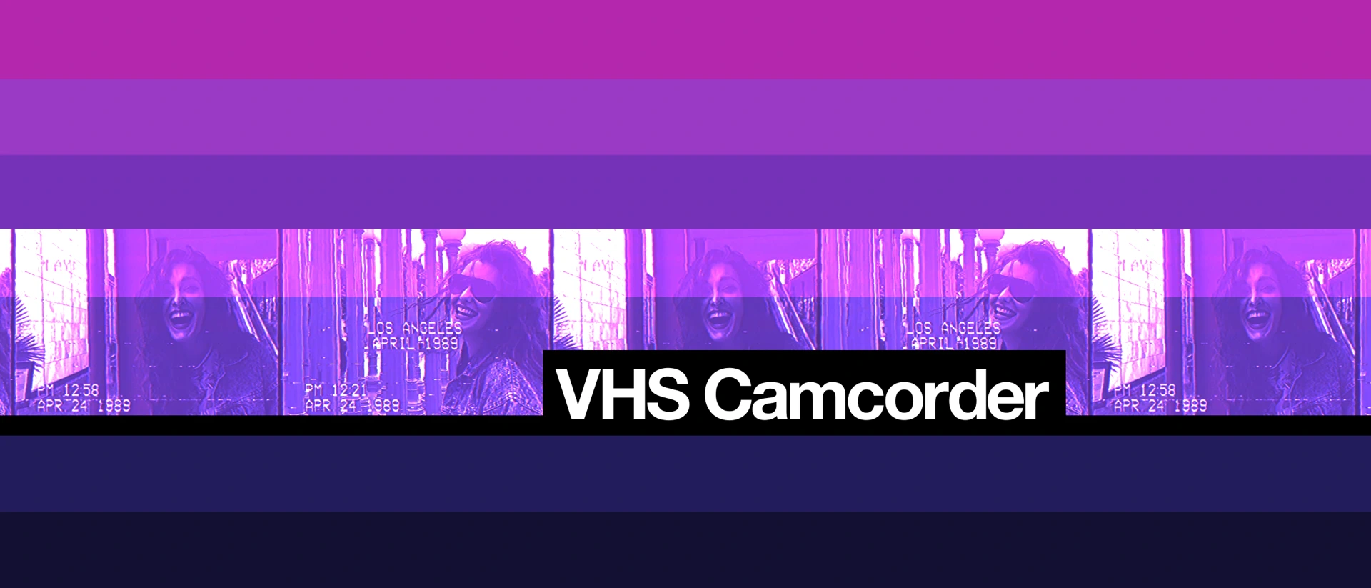 Rarevision VHS: Retro Cam product page header