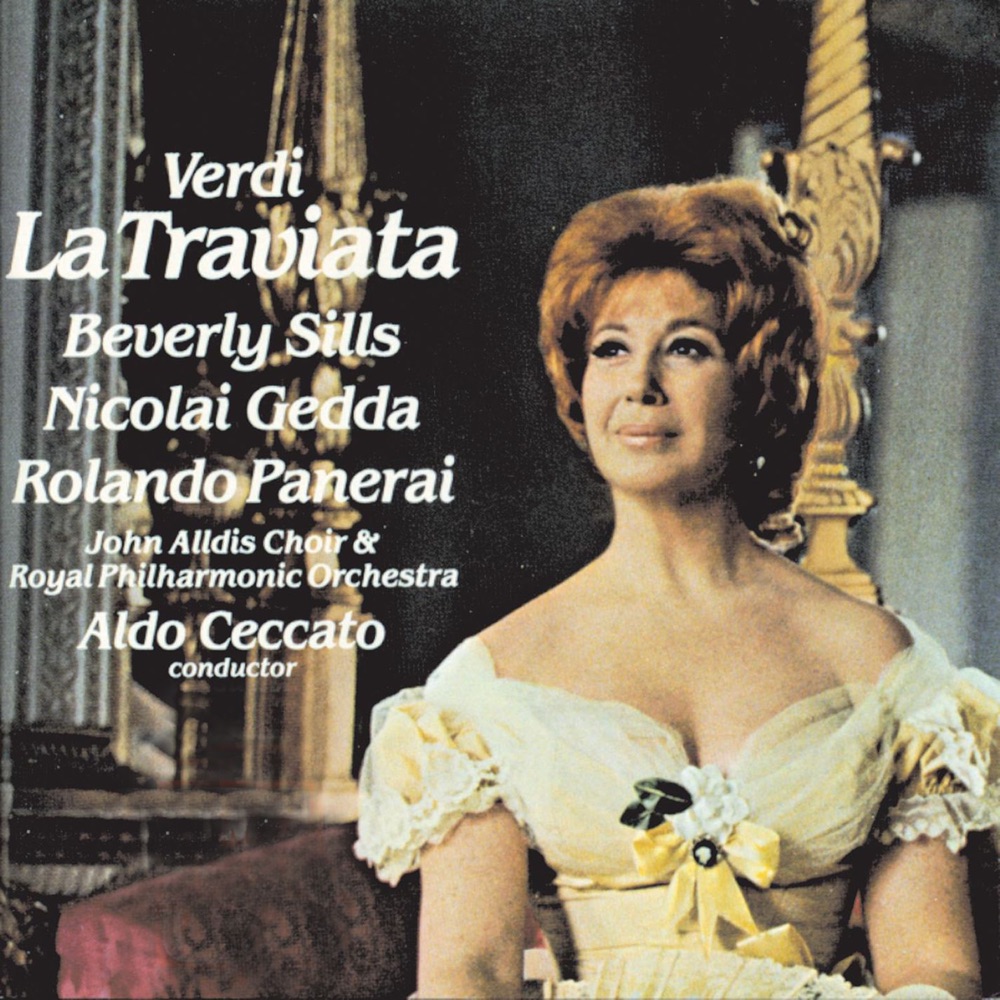 Обложка альбома «Verdi: La Traviata» — Aldo Ceccato, Beverly Sills & Royal Philharmonic Orchestra