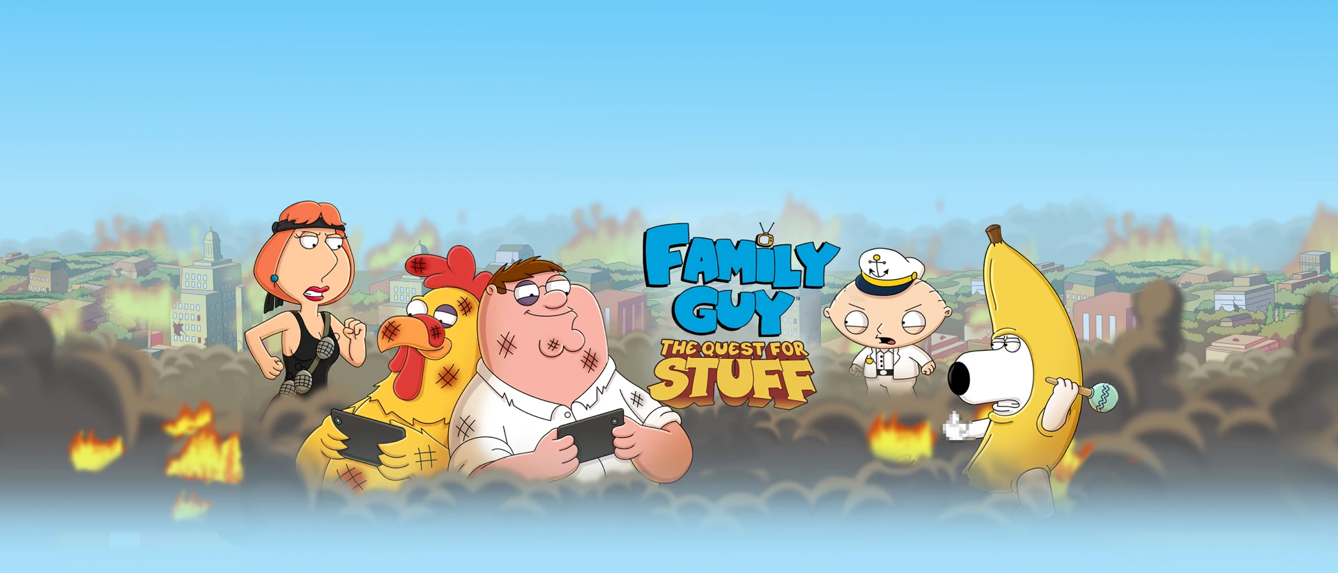 Family Guy The Quest for Stuff product page header