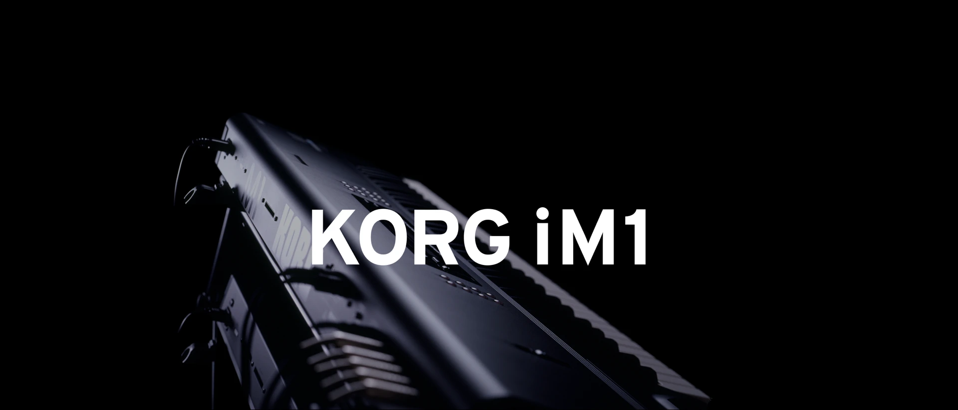 KORG iM1 product page header
